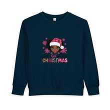 Load image into Gallery viewer, Christmas Toddler Sweatshirt, Festive Kids Apparel, Holiday Gift, Cute Girl Sweater, Winter Wear, Toddler Christmas Jumper, Christmas
