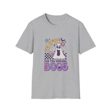 Load image into Gallery viewer, Halloween Ghost T-Shirt, Unisex Softstyle, Funny Boo Shirt, Halloween Costume, Spooky Season Apparel, Gift for Ghost Lovers
