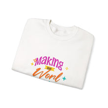Load image into Gallery viewer, Brightening the World Crewneck Sweatshirt, Cozy Unisex Pullover, Perfect Gift for Friends, Inspirational Apparel for Every Occasion, [...]
