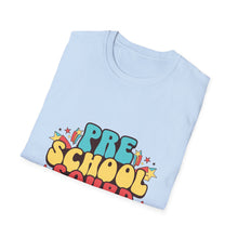 Load image into Gallery viewer, Playful Preschool Squad T-Shirt, Unisex Graphic Tee for Kids, Fun Birthday Gift, Back to School Apparel, Cute Family Outfit
