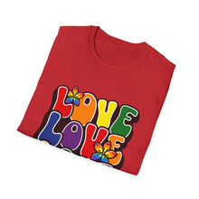 Load image into Gallery viewer, Funny Quotes Unisex Softstyle T-Shirt, Love, Love - Cute Graphic Tee, Sarcastic Saying Shirt, Humorous Gift, Comfy Tee, Hilarious Shirt

