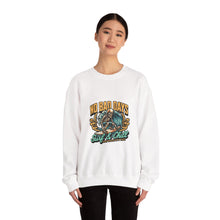 Load image into Gallery viewer, Cozy Surf Themed Crewneck Sweatshirt - No Bad Days, Unisex Sweater, Beach Vibes, Casual Wear, Gift for Surfers, Chill Season
