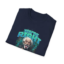 Load image into Gallery viewer, Genius Quote T-Shirt, Unisex Softstyle Tee, Fun Gift for Nerds, Motivational Shirt, Perfect for Birthdays, Casual Wear, Geeky Humor

