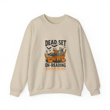 Load image into Gallery viewer, Halloween Reading Sweatshirt | Cozy Unisex Crewneck | Book Lovers Gift, Fall Fashion, Halloween Apparel, Spooky Season Essentials, [...]
