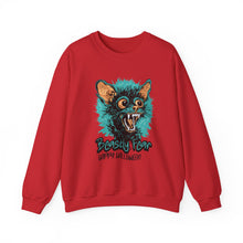 Load image into Gallery viewer, Cozy Halloween Sweatshirt, Beastly Fear Crewneck, Unisex Fall Apparel, Spooky Season Fashion, Halloween Gift Idea
