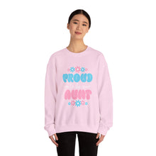 Load image into Gallery viewer, Proud Aunt Sweatshirt, Cozy Gift for Aunts, Family Gatherings, Birthday Present, Mother's Day Gift, Casual Outfit
