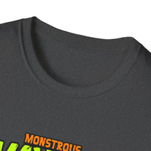 Load image into Gallery viewer, Monstrous Mayhem Unisex Softstyle T-Shirt, Graphic Tee, Halloween Costume, Gift for Gamers, Casual Wear, Fun T-Shirt
