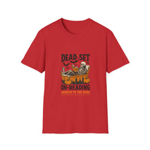 Load image into Gallery viewer, Halloween Reading T-Shirt, Funny Book Lovers Tee, Perfect for Book Clubs, Gifts for Readers, Spooky Season Apparel
