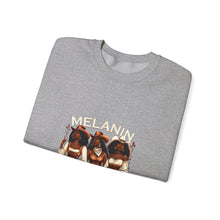 Load image into Gallery viewer, Melanin Magic Sweatshirt - Celebrating Diversity, Perfect Gift for Friends, Cozy Layer, Unisex Fashion, Fall/Winter Wear
