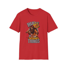 Load image into Gallery viewer, Rude of Solving Things Unisex Softstyle T-Shirt | Fun Graphic Tee for Humor Lovers, Casual Wear, Gifts, Everyday Outfits, Birthday Present
