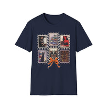 Load image into Gallery viewer, Literary Cat Lover T-Shirt, Fun Gift for Book Lovers, Cozy Reading Tee, Perfect for Birthdays, Cat-Themed Casual Wear
