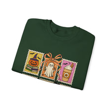 Load image into Gallery viewer, Halloween-Themed Crewneck Sweatshirt, Cozy Unisex Crew, Fall Fashion, Pumpkin Decor, Seasonal Gift, Cute Sweatshirt for October
