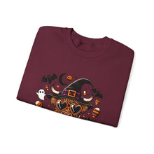 Load image into Gallery viewer, Halloween Dog Sweatshirt, Unisex Crewneck, Cozy Fall Apparel, Spooky Season Gift, Pet Lover's Top
