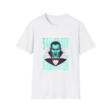 Load image into Gallery viewer, Halloween Vampire T-Shirt | Unisex Softstyle Tee, Spooky Shirt, Halloween Costume, Men's &amp; Women's Apparel, Fun Gift
