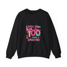 Load image into Gallery viewer, Little Miss Smarter Crewneck Sweatshirt - Kids Gift, Cute, Inspirational, Cozy, Everyday Wear
