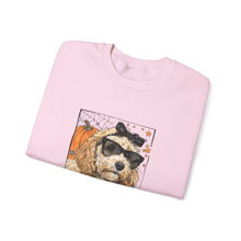 Load image into Gallery viewer, Fall Ready Dog Lover Sweatshirt, Cute Pet Apparel, Halloween Crewneck, Cozy Graphic Sweatshirt, Gift for Dog Parents, Unisex Dog Sweatshirt
