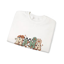 Load image into Gallery viewer, Fall Vibes Mama Sweatshirt, Cozy Crewneck for Moms, Halloween Gift, Seasonal Apparel, Autumn Fashion

