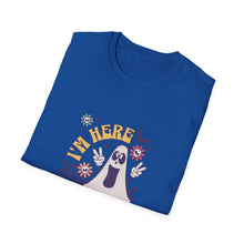 Load image into Gallery viewer, Halloween Ghost T-Shirt, Unisex Softstyle, Funny Boo Shirt, Halloween Costume, Spooky Season Apparel, Gift for Ghost Lovers

