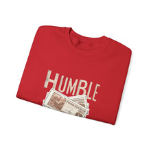 Load image into Gallery viewer, Humble Beginnings Crewneck Sweatshirt, Inspirational Gift, Cozy Casual Wear, Unisex Pullover, Motivational Apparel, Birthday Present
