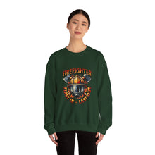 Load image into Gallery viewer, Firefighter Crewneck Sweatshirt - First In Last Out, Unisex Sweatshirt, Firefighter Gift, Casual Warmth, Everyday Apparel
