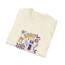 Load image into Gallery viewer, Halloween Ghost T-Shirt, Unisex Softstyle, Funny Boo Shirt, Halloween Costume, Spooky Season Apparel, Gift for Ghost Lovers
