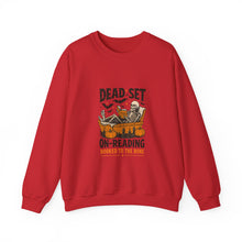 Load image into Gallery viewer, Halloween Reading Sweatshirt | Cozy Unisex Crewneck | Book Lovers Gift, Fall Fashion, Halloween Apparel, Spooky Season Essentials, [...]
