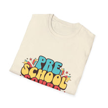 Load image into Gallery viewer, Playful Preschool Squad T-Shirt, Unisex Graphic Tee for Kids, Fun Birthday Gift, Back to School Apparel, Cute Family Outfit
