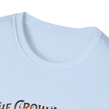 Load image into Gallery viewer, Halloween Crow Night Unisex T-Shirt, Spooky Graphic Tee, Gift for Halloween Lovers, Fall Fashion, Mens Womens Shirt
