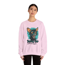 Load image into Gallery viewer, Cozy Halloween Sweatshirt, Beastly Fear Crewneck, Unisex Fall Apparel, Spooky Season Fashion, Halloween Gift Idea
