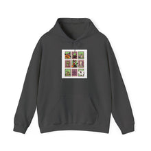Load image into Gallery viewer, Botanical Collage Hoodie - Cozy Unisex Heavy Blend Sweatshirt, Gifts for Plant Lovers, Nature Lovers, Eco-Friendly Fashion, Unique Artwork
