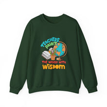 Load image into Gallery viewer, Teacher Appreciation Sweatshirt, Gift for Teachers, Educational Crewneck, Back to School Outfit, Wise Teacher Sweatshirt
