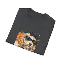 Load image into Gallery viewer, Funny Halloween Dog Unisex Softstyle T-Shirt, Costume Party Tee, Humorous Trick or Treat Top, Dog Lover Gift, Spooky Season Apparel
