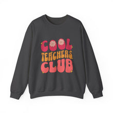 Load image into Gallery viewer, Cool Teachers Club Sweatshirt - Fun Teacher Apparel, Gift for Educators, Teacher Appreciation, School Spirit Wear, Cozy Unisex Crewneck
