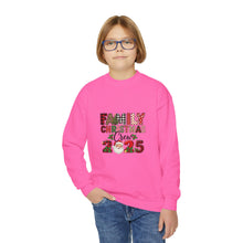Load image into Gallery viewer, Family Christmas Crew Sweatshirt 2025, Kids Holiday Sweater, Cozy Family Apparel, Perfect Christmas Gift, Family Reunion Outfit
