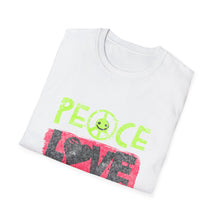 Load image into Gallery viewer, Peace Love Empathy T-Shirt, Unisex Graphic Tee for Everyday Wear, Perfect for Kindness Day, Gift for Friends, Casual Comfort Shirt
