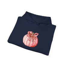 Load image into Gallery viewer, Fall-Themed Hoodie with Pumpkin Design, Cozy Sweatshirt for Autumn, Perfect for Halloween and Thanksgiving, Gift for Him/Her, Unisex [...]
