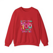 Load image into Gallery viewer, Little Miss Smarter Crewneck Sweatshirt - Kids Gift, Cute, Inspirational, Cozy, Everyday Wear
