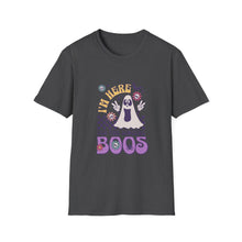 Load image into Gallery viewer, Halloween Ghost T-Shirt, Unisex Softstyle, Funny Boo Shirt, Halloween Costume, Spooky Season Apparel, Gift for Ghost Lovers
