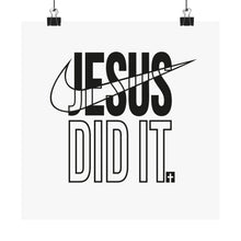 Load image into Gallery viewer, Nike-Inspired Jesus Vertical Poster, Christian Wall Art, Faith Decor, Inspirational Home Accent, Gift for Believers, Religious Decor
