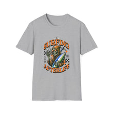 Load image into Gallery viewer, Surfing Afterlife T-Shirt, Unisex Graphic Tee, Beachwear, Gift for Surfers, Casual Summer Style, Unique Statement Shirt
