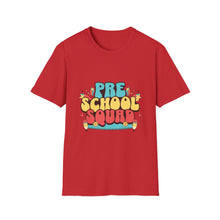 Load image into Gallery viewer, Playful Preschool Squad T-Shirt, Unisex Graphic Tee for Kids, Fun Birthday Gift, Back to School Apparel, Cute Family Outfit

