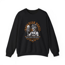 Load image into Gallery viewer, Bavarian Bones Crewneck Sweatshirt, Unisex Sweatshirt, Halloween Apparel, Fall Fashion, Cozy Layering Piece, Gift for Friends
