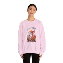 Load image into Gallery viewer, Grim Reaper Graphic Sweatshirt, Unisex Heavy Blend Crewneck, Cozy Apparel for Halloween, Gift for Ghost Lovers, Casual Wear
