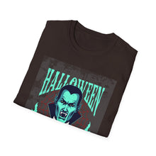 Load image into Gallery viewer, Halloween Vampire T-Shirt | Unisex Softstyle Tee, Spooky Shirt, Halloween Costume, Men's &amp; Women's Apparel, Fun Gift
