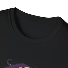 Load image into Gallery viewer, Halloween Rebel Skull Tee, Unisex T-Shirt, Softstyle Graphic Shirt, Halloween Costume, Fall Apparel, Gift for Him/Her
