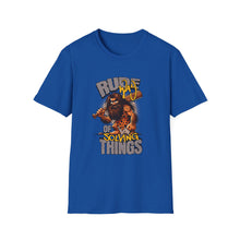 Load image into Gallery viewer, Rude of Solving Things Unisex Softstyle T-Shirt | Fun Graphic Tee for Humor Lovers, Casual Wear, Gifts, Everyday Outfits, Birthday Present
