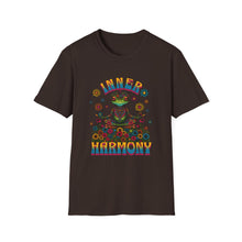 Load image into Gallery viewer, Inner Harmony Unisex T-Shirt, Bohemian Tee, Peaceful Vibe Shirt, Gift for Yogis, Mindfulness Apparel, Nature Lover T-Shirt
