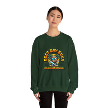 Load image into Gallery viewer, Tropical Vibe Crewneck Sweatshirt - Best Day Ever, Relax and Unwind, Bonfire Nights, Vacation Wear, Summer Nostalgia
