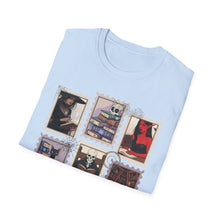 Load image into Gallery viewer, Literary Cat Lover T-Shirt, Fun Gift for Book Lovers, Cozy Reading Tee, Perfect for Birthdays, Cat-Themed Casual Wear
