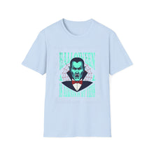 Load image into Gallery viewer, Halloween Vampire T-Shirt | Unisex Softstyle Tee, Spooky Shirt, Halloween Costume, Men's &amp; Women's Apparel, Fun Gift
